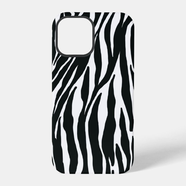 Zebra Print Phone Case iPhone Hülle (Rückseite)