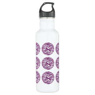 Zebra Print Polka Dots Trinkflasche