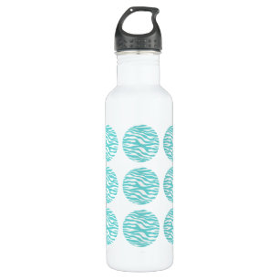Zebra Print Polka Dots Trinkflasche