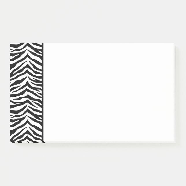 Zebra Print Post-it-Notes Post-it Klebezettel (Vorderseite)