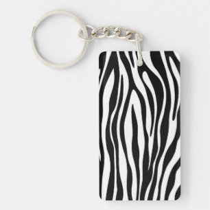 Zebra Print Schlüsselanhänger