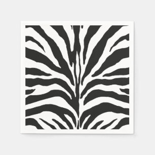 Zebra Print Serviette