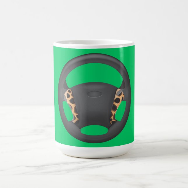 Zebra Print Steering Wheel Tasse (Mittel)