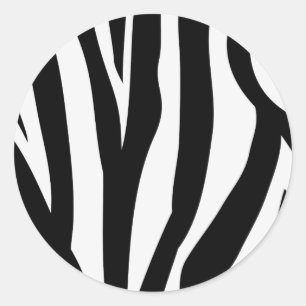 Zebra Print Stickers