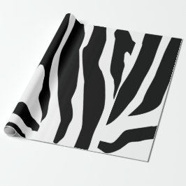 Zebra Print Stripes Muster Geschenkpapier