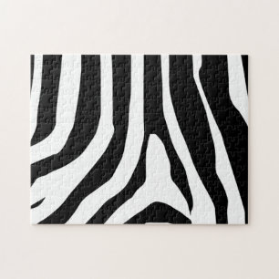 Zebra Print Stripes Muster Puzzle
