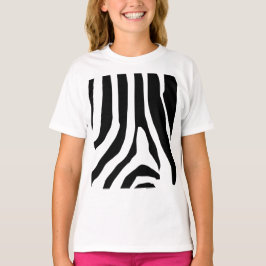 Zebra Print Stripes Muster T-Shirt