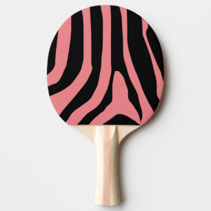 Zebra Print Stripes Muster Tischtennis Schläger