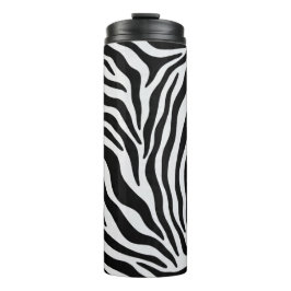 Zebra print thermal tumbler thermosbecher