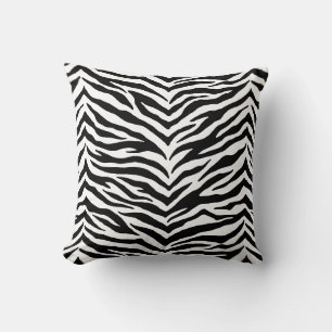Zebra Print Throw Kissen