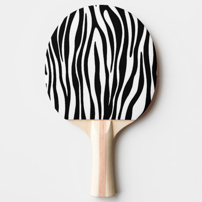 Zebra Print Tischtennis Schläger (Vorderseite)