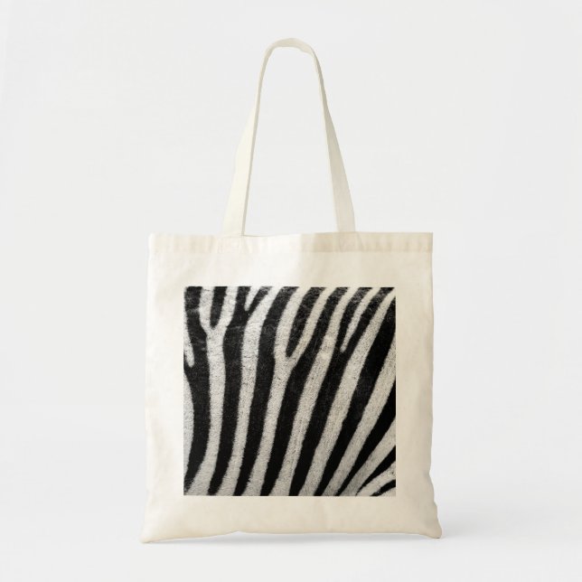 Zebra Print Tote Bag Tragetasche (Vorne)