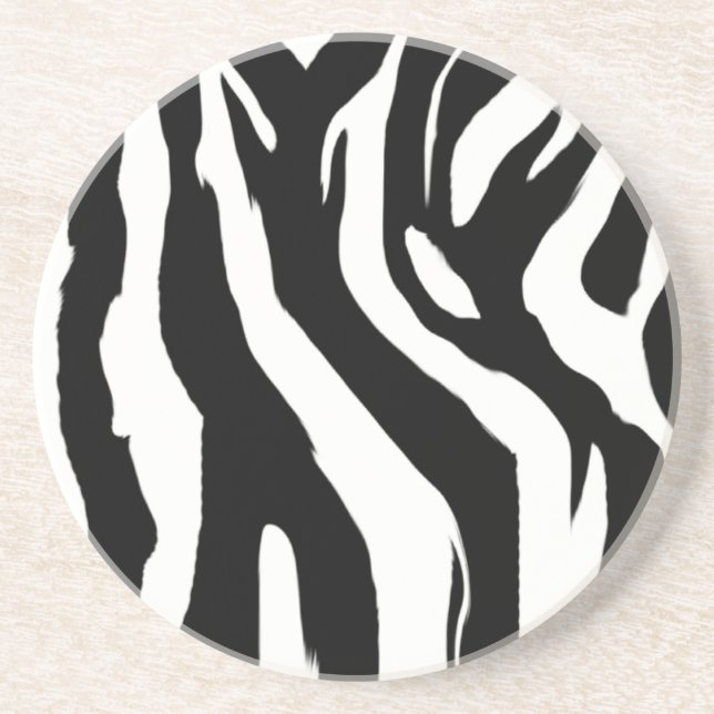 Zebra Print Untersetzer (Vorne)