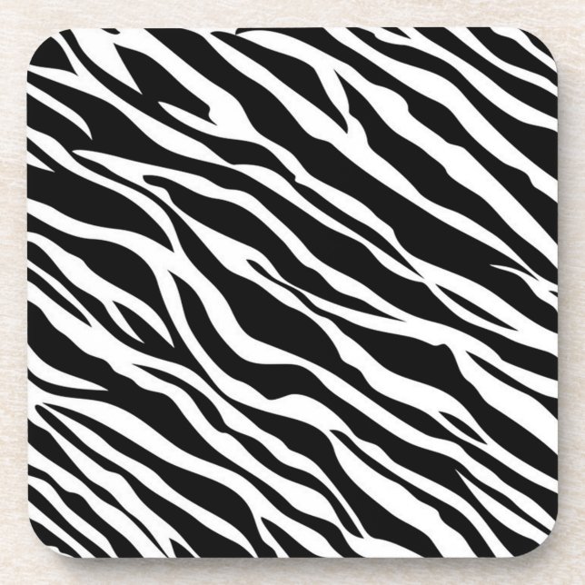 Zebra Print Untersetzer (Vorderseite)