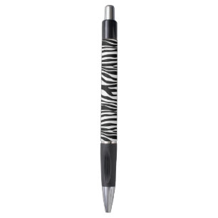Zebra Print, Zebrastreifen, schwarz und weiß Kugelschreiber