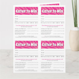 Zebra Printable Vendor Slips – Editable Download Karte