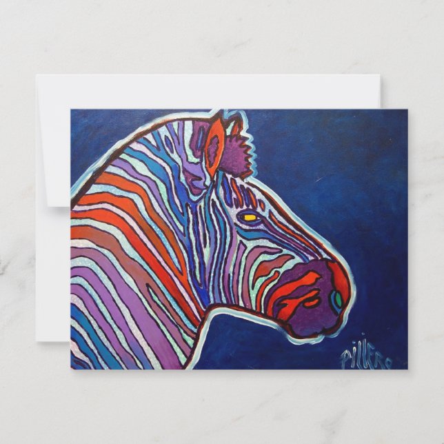 Zebra Rainbow von Piliero (Vorderseite)
