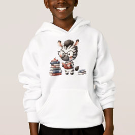 Zebra Reading Bücher. Hoodie