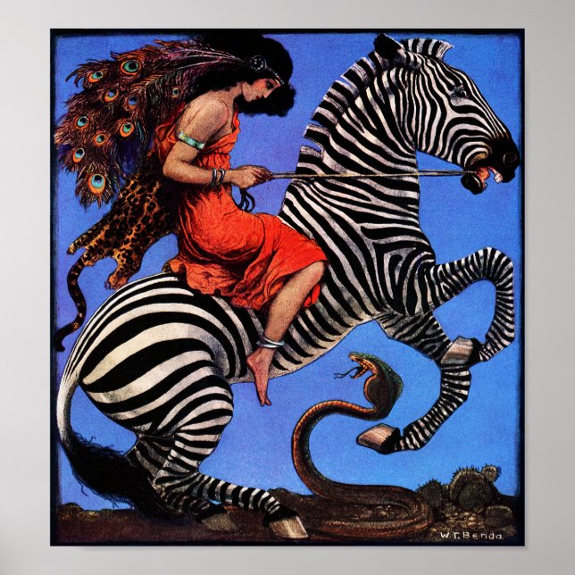 Zebra Rider Poster (Vorne)