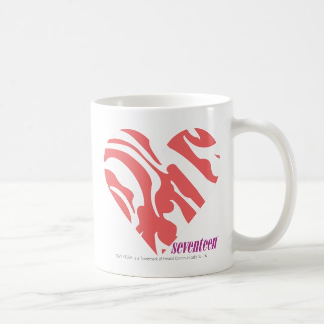 Zebra-Rosa 2 Kaffeetasse (Rechts)