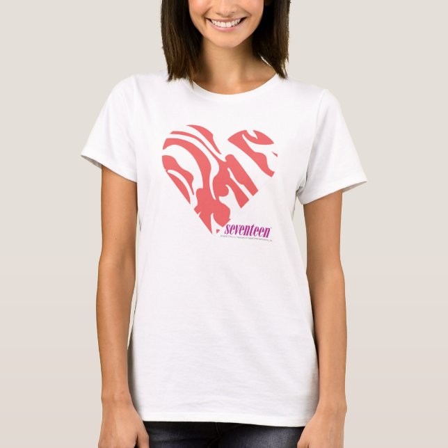 Zebra-Rosa 2 T-Shirt (Vorderseite)