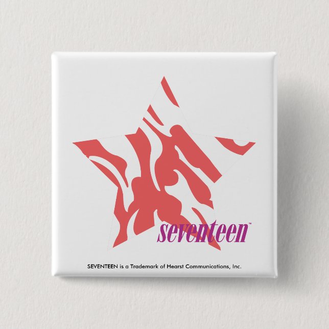 Zebra-Rosa 3 Button (Vorderseite)