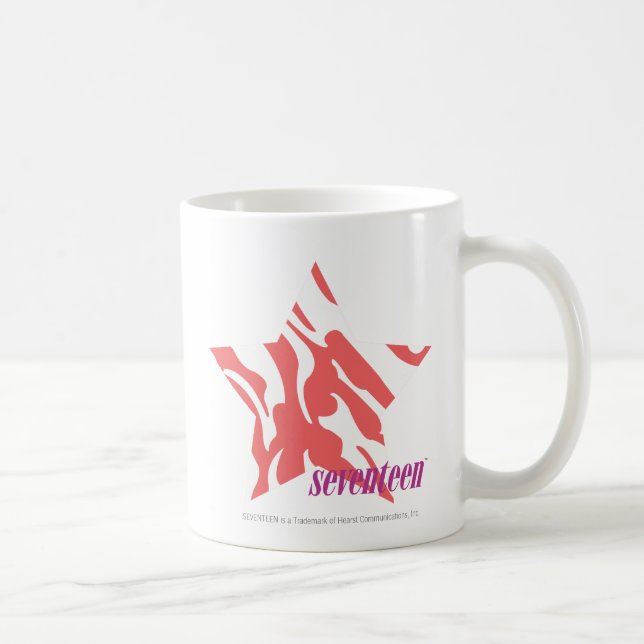Zebra-Rosa 3 Kaffeetasse (Rechts)