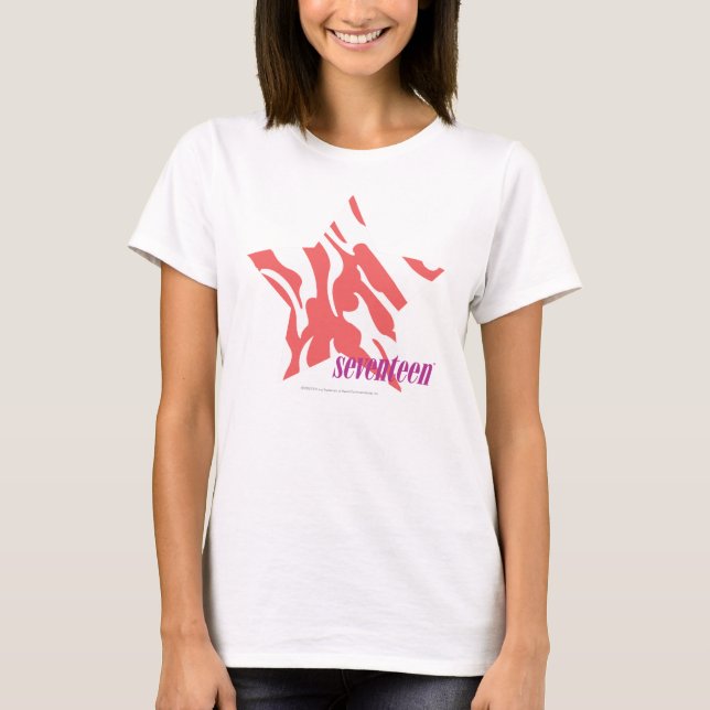 Zebra-Rosa 3 T-Shirt (Vorderseite)