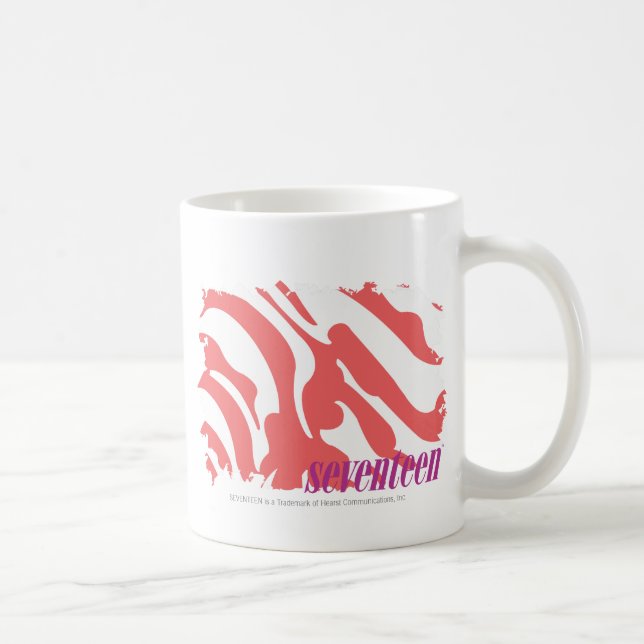 Zebra-Rosa 4 Tasse (Rechts)