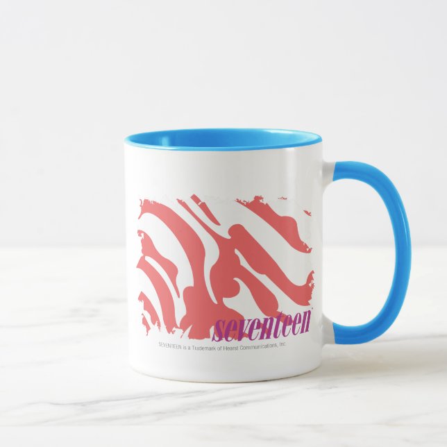 Zebra-Rosa 4 Tasse (Rechts)