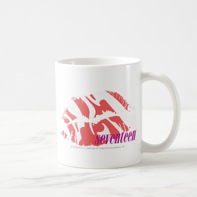 Zebra-Rosa Kaffeetasse (Rechts)