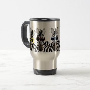 Zebra-rostfreier Stahl 15 Unze-Reise/Pendler-Tasse Reisebecher