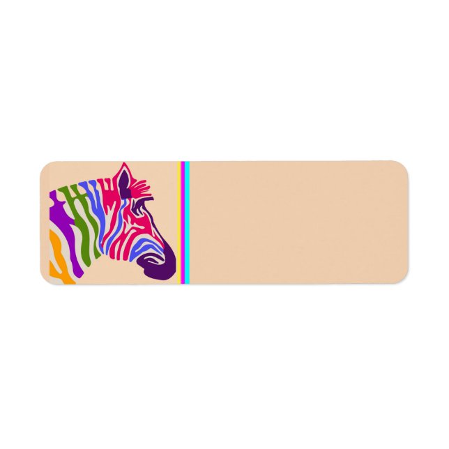 Zebra-Rücksendeadresse (Vorne)