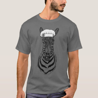 Zebra Safari Animal Koch Funny Cooking Cook Wildli T-Shirt
