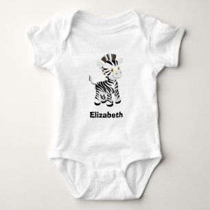 Zebra Safari Baby Strampler