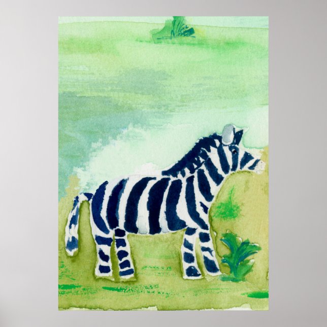 Zebra Safari Friend Poster (Vorne)