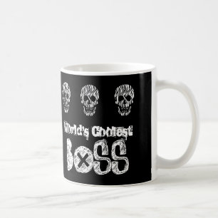 Zebra-Schädel V07B der CHEF der Welt coolste Tasse