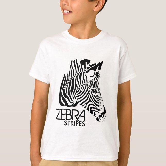 Zebra scherzt Shirt (Vorderseite)