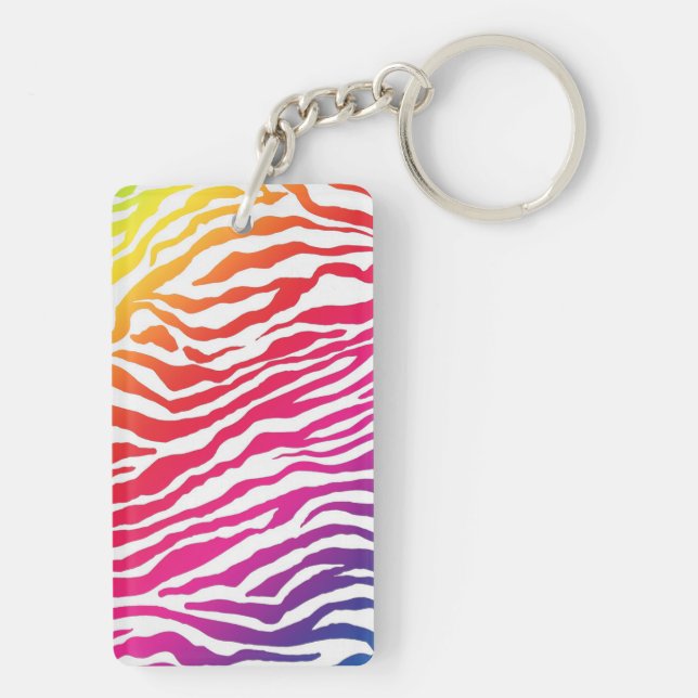 Zebra Schlüsselanhänger (Rückseite)