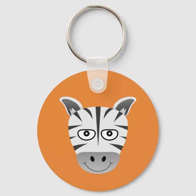 Zebra Schlüsselanhänger (Vorderseite)