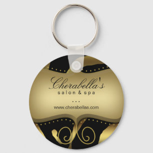 Zebra-Schlüsselketten-Geschenktiergoldschwarzes Schlüsselanhänger