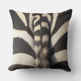 Zebra Schwanz Kissen