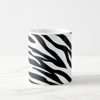 Zebra Schwarz-Weiß-Muster Kaffeetasse