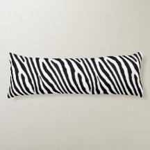 Zebra Serenity Body Pillow