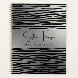 Zebra Silber neues Jahr Planer