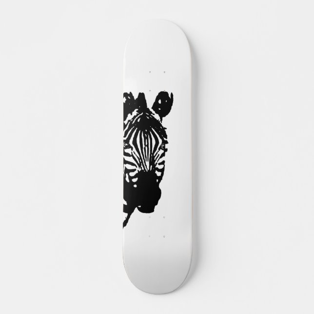 Zebra Skateboard (Vorne)
