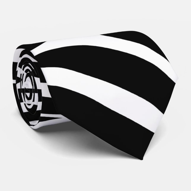 Zebra Skin Pattern Krawatte (Gerollt)