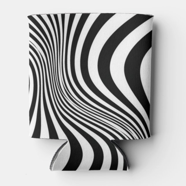 Zebra Skin Print Texture Pattern-88488 Dosenkühler (Vorderseite)
