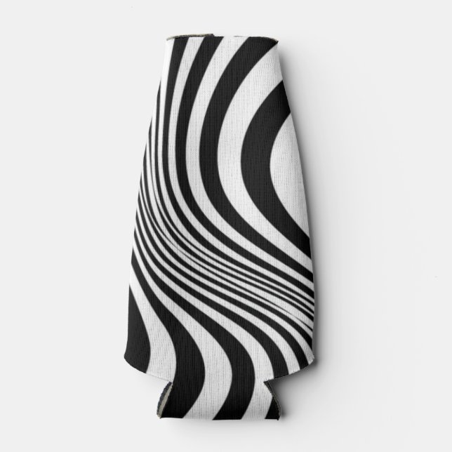 Zebra Skin Print Texture Pattern-88488 Flaschenkühler (Vorderseite)