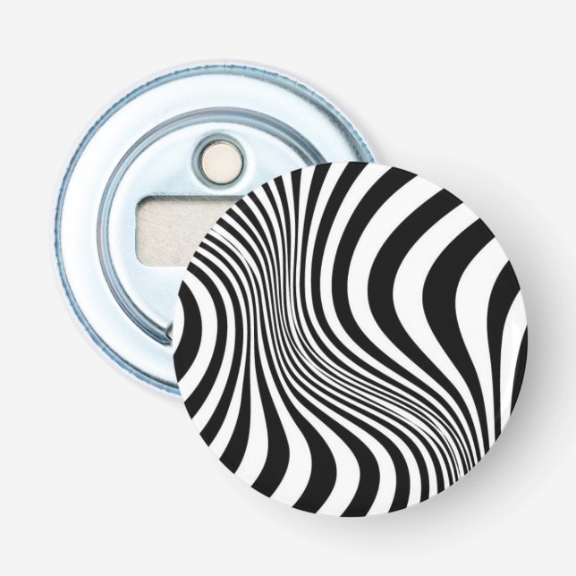 Zebra Skin Print Texture Pattern-88488 Flaschenöffner (Vorderseite)